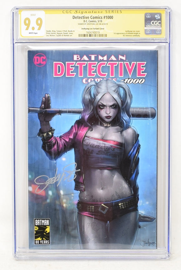 DC Batman Detective Comics #1000 Variant Cover Jeehyung Lee CGC SS Tra –  