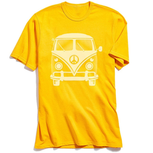 black and yellow van shirt