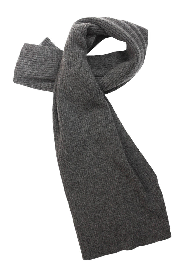 Ribbed Scarf - Cashmere Merino for Women & Men - Pale Pink