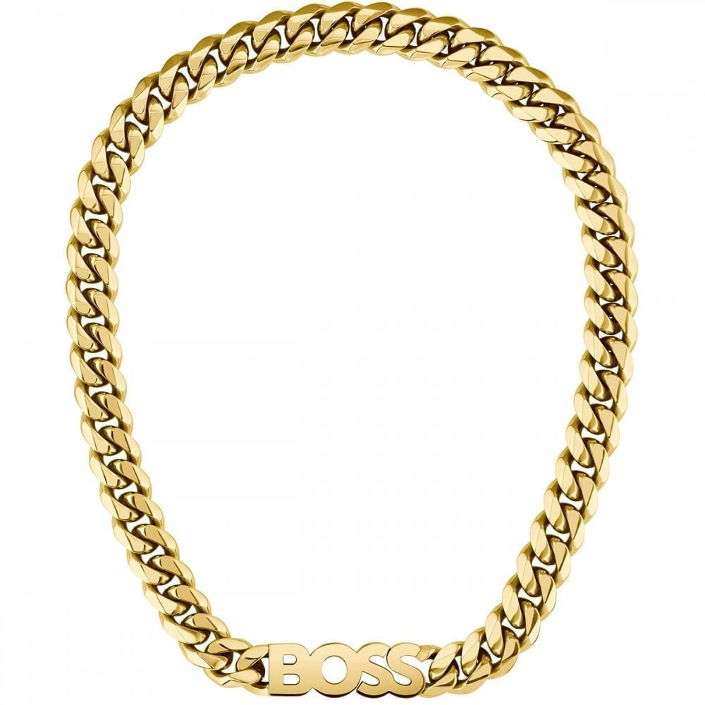 Box Link 22K Gold 316L Stainless Steel Necklace Chain 23