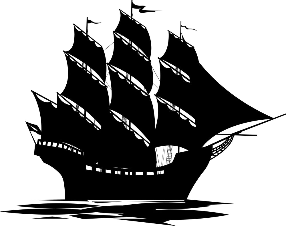 image bateau noir