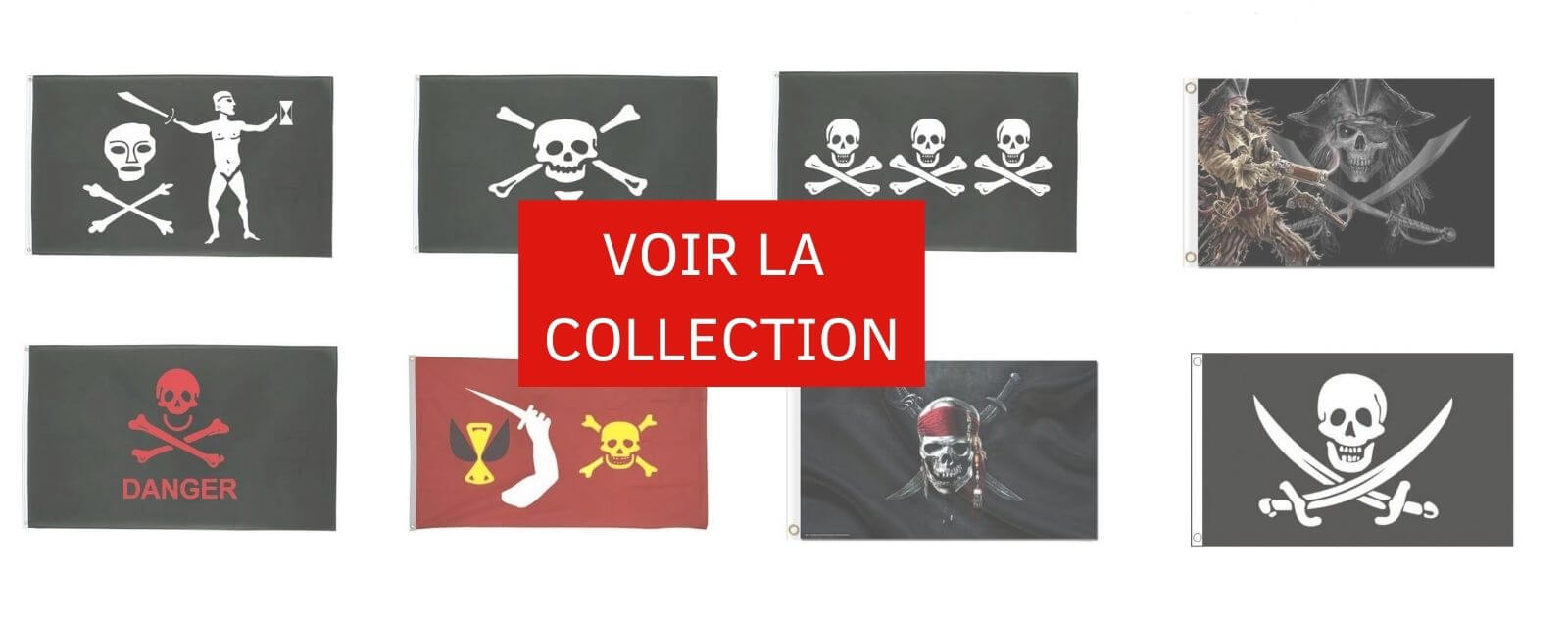 Drapeau pirate tête de mort - Faber France