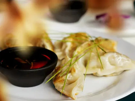 Team Building in NYC | Plate of dumplings