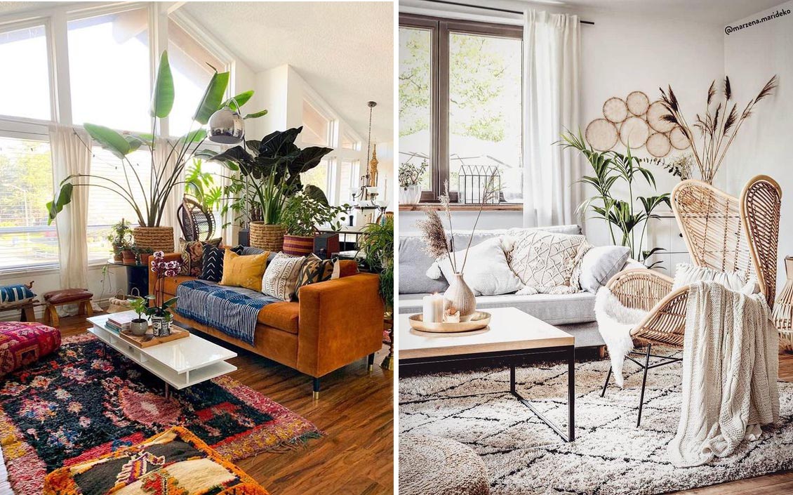 The difference between bohemian style and bohemian chic style