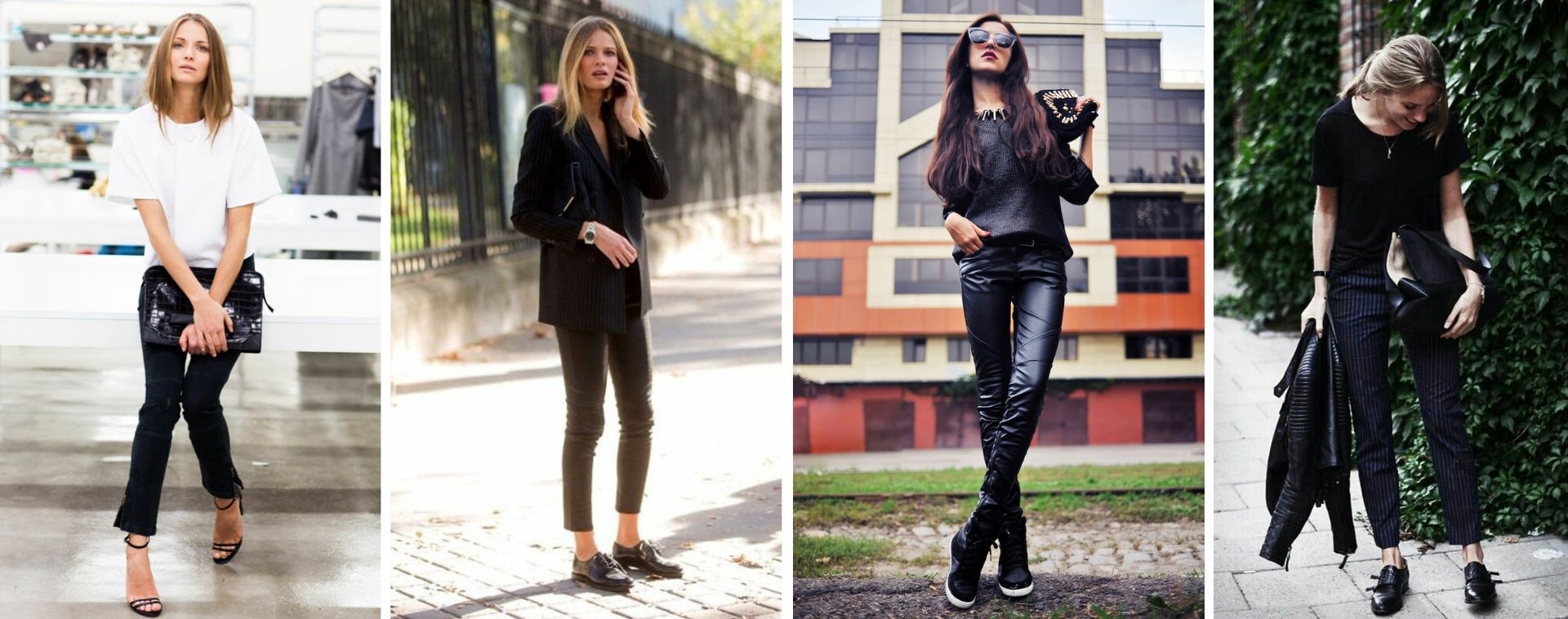 12 Outfits That Revolve Around a Pair of Black Pants