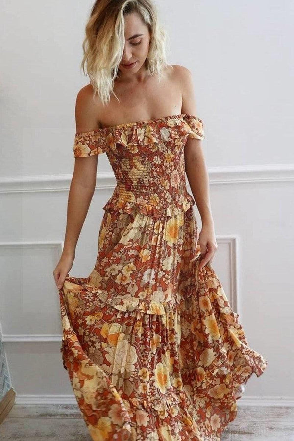 Robe Longue Boho Vie De Bohème 