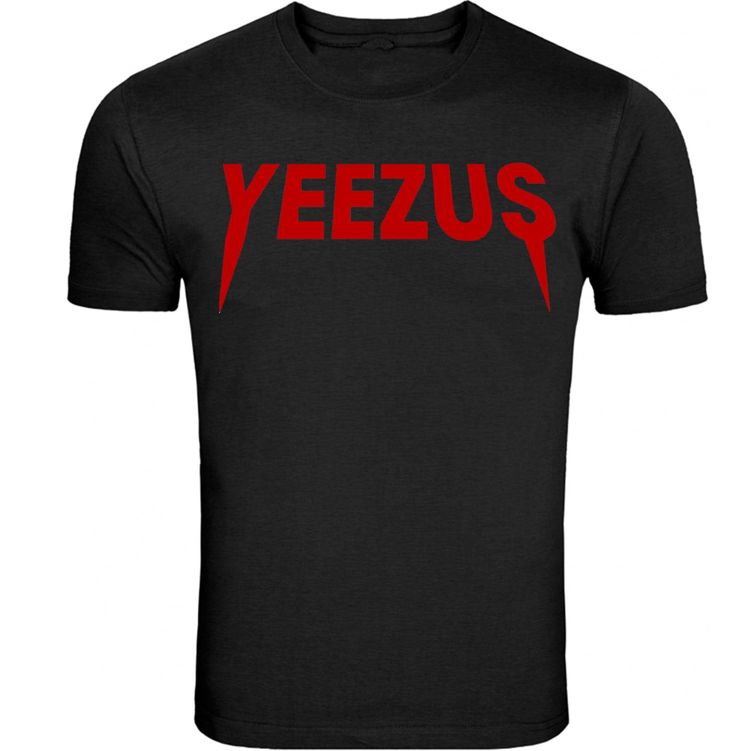 white yeezus shirt