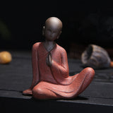 Estátua de Cerâmica  Mini Buda Índia Yoga - Estrela Mística