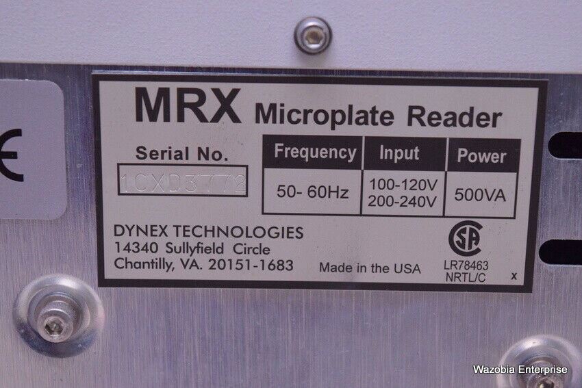 dynex mrx microplate reader manual