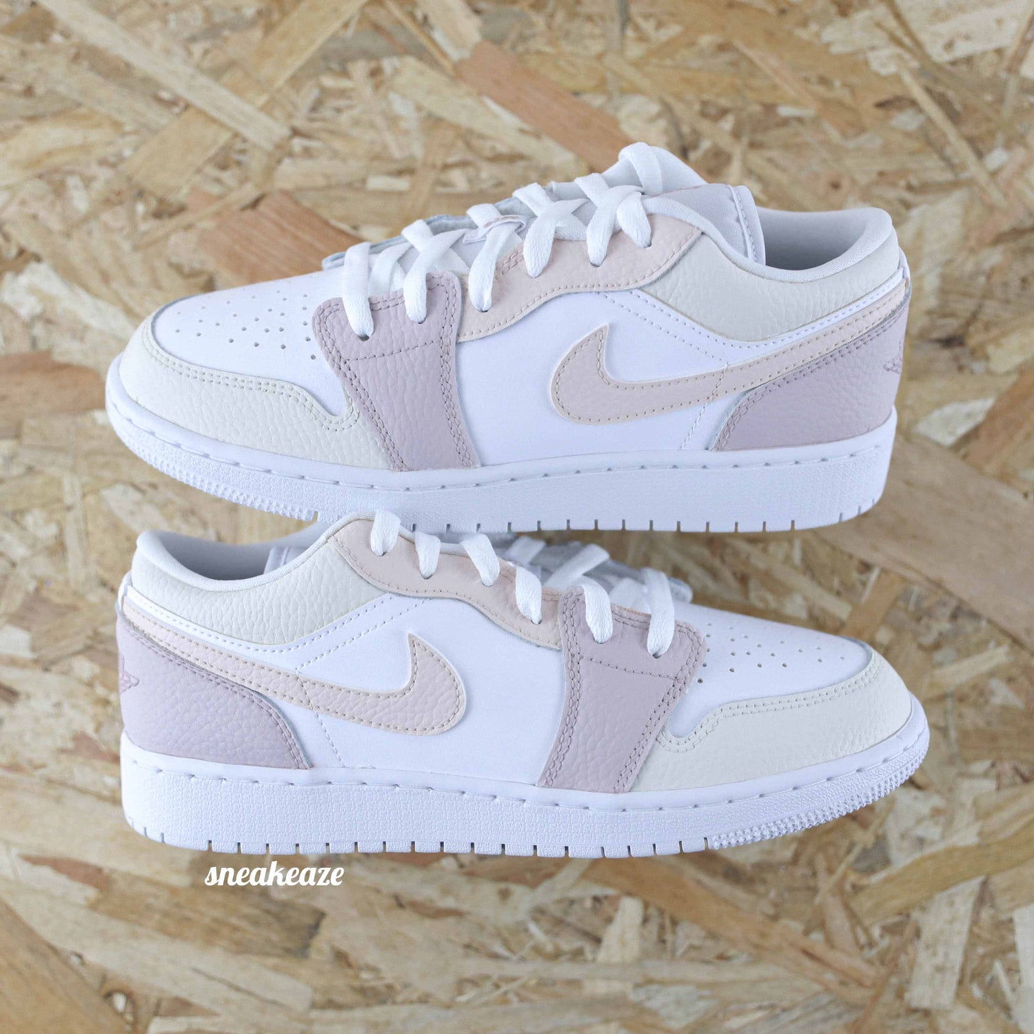 Cotton candy Jordan 1 Low custom SNEAKEAZE CUSTOMS