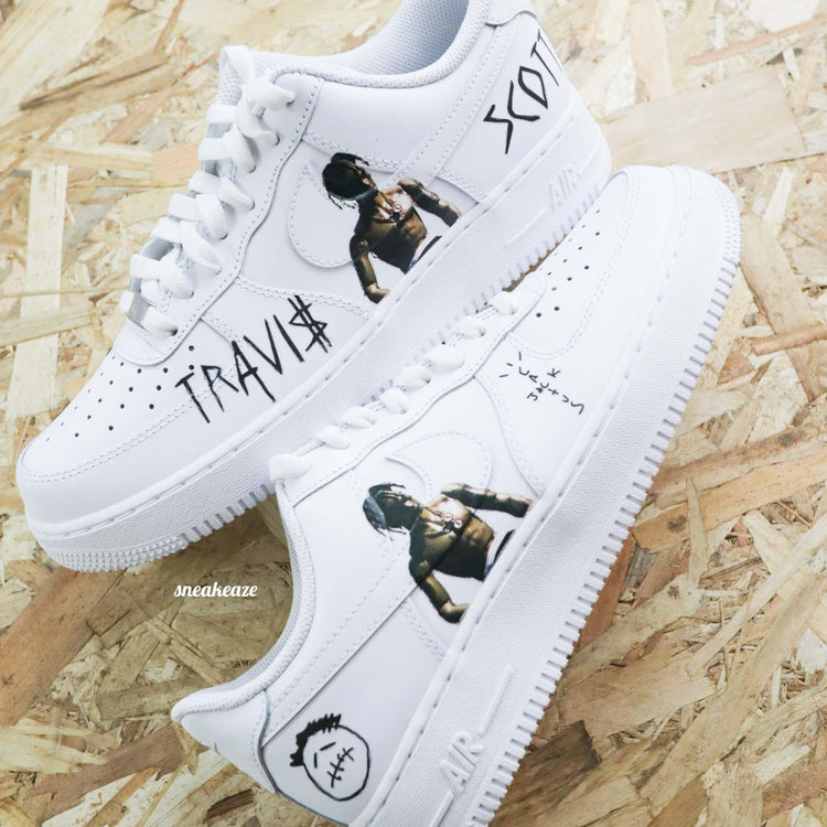 custom travis scott af1