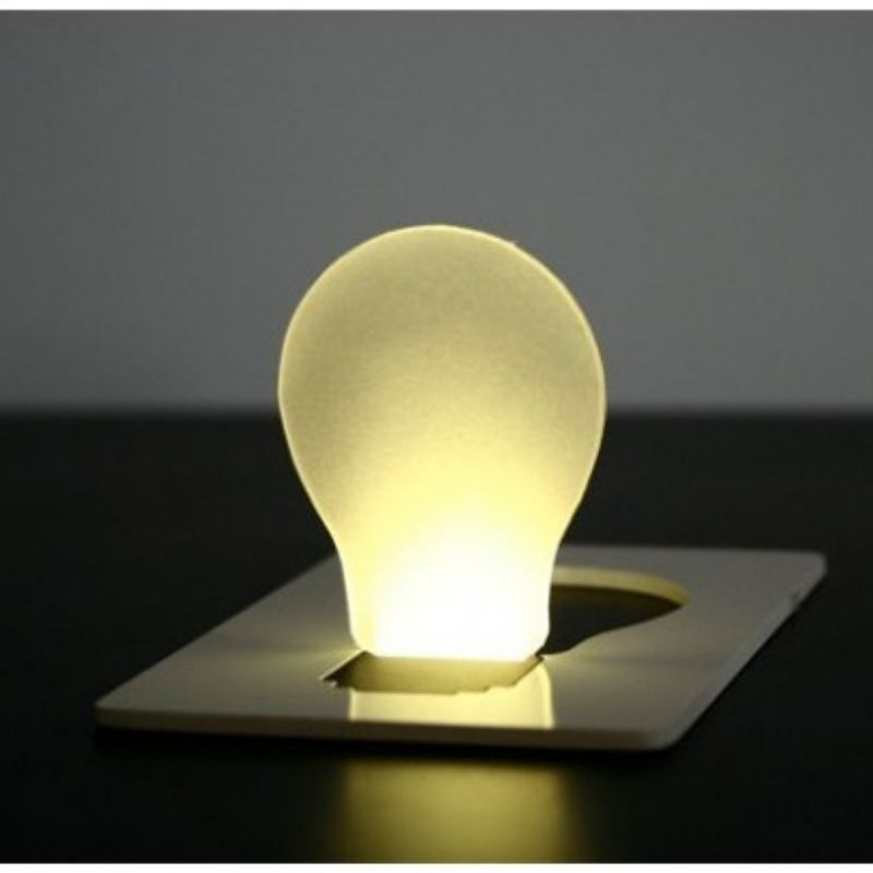 Lampe de poche pour carte de crédit pour portefeuille