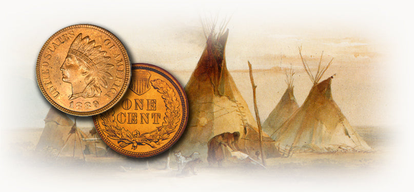 Flying eagle cents and Indian head Cents