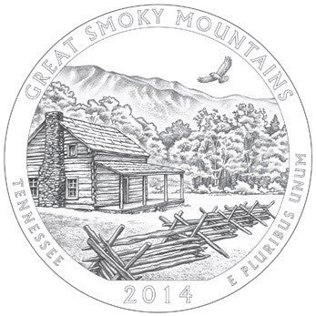  2014 Great Smoky Mountains National Park, TN Quarter