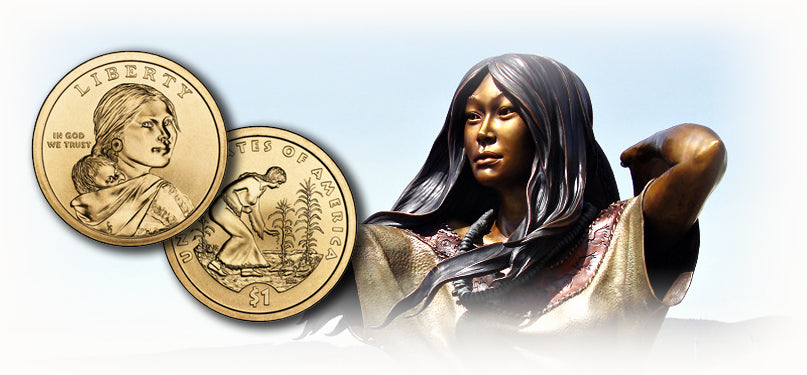 Sacagawea and native american dollars