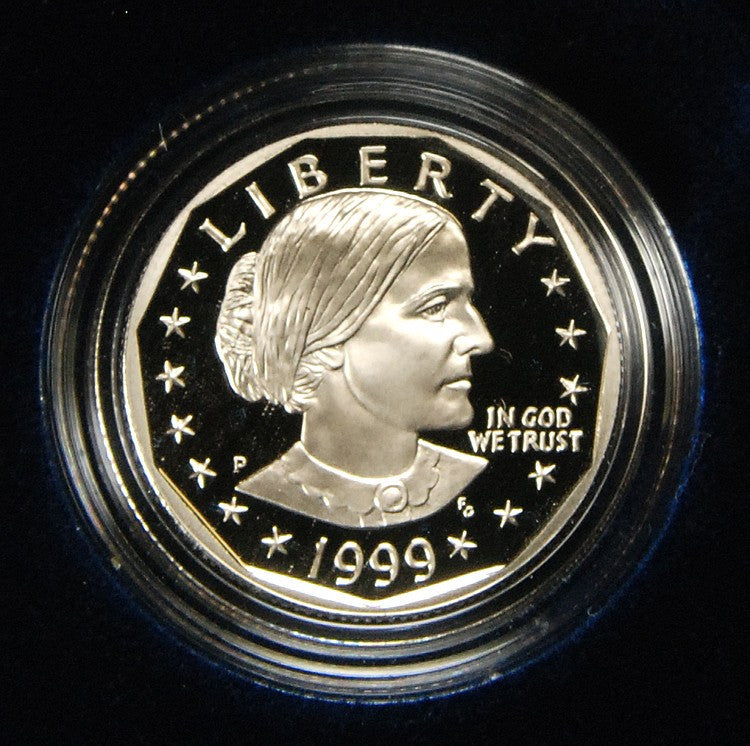 1999 susan b anthony coin value