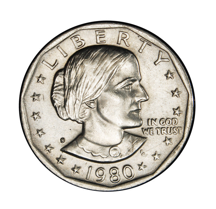 Susan b anthony dollar coin 1999
