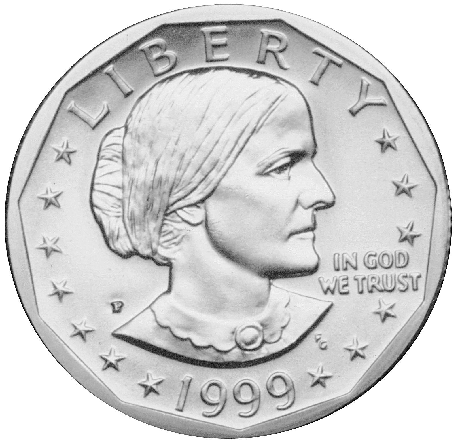 susan b anthony coin 1999 value