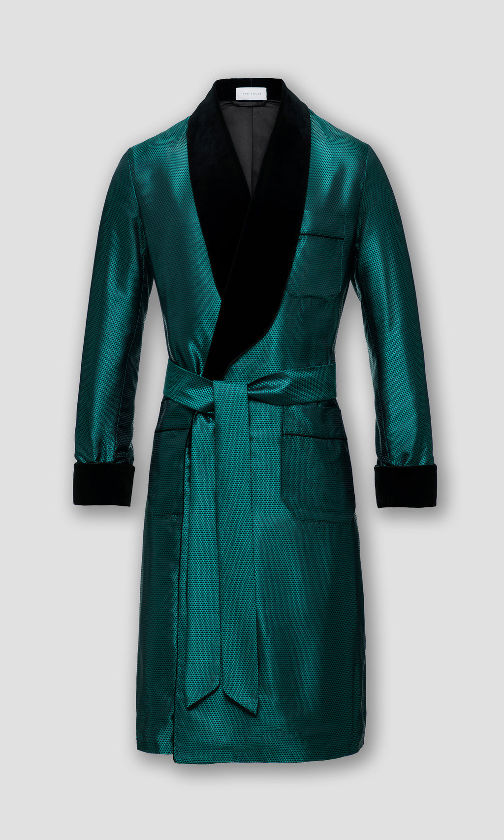 .com: emerald green silk robes