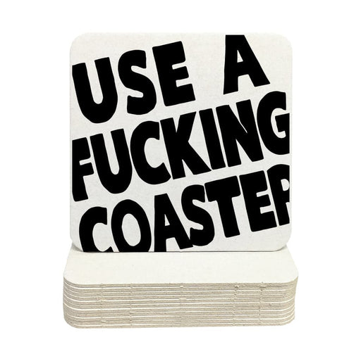 Your Custom Design on Heavyweight Square Coasters — All Custom Gifts