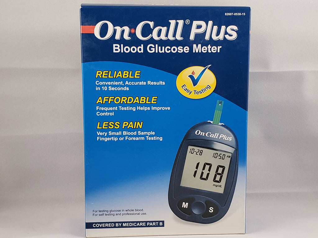 price of on call plus glucometer