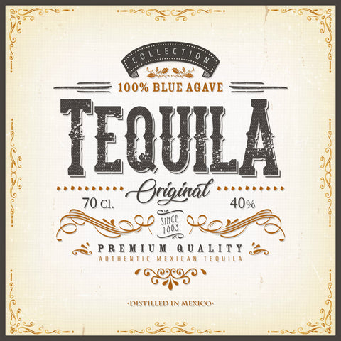 Old Tequila Label