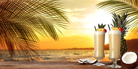 Pina Colada at Sunset