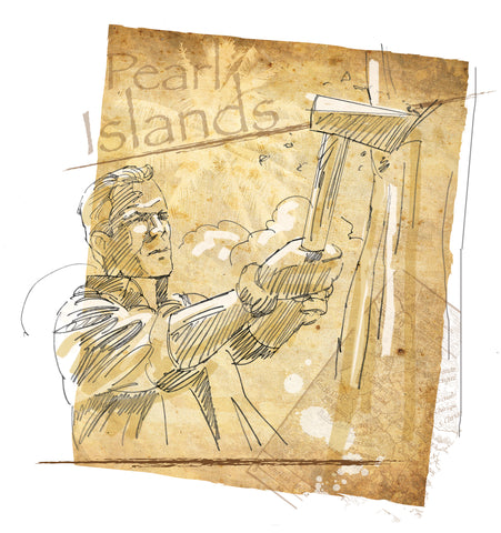 andrew savage pearl islands sketch