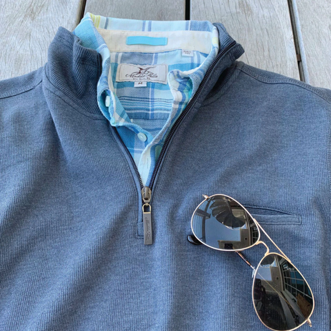 men's half zip pullover