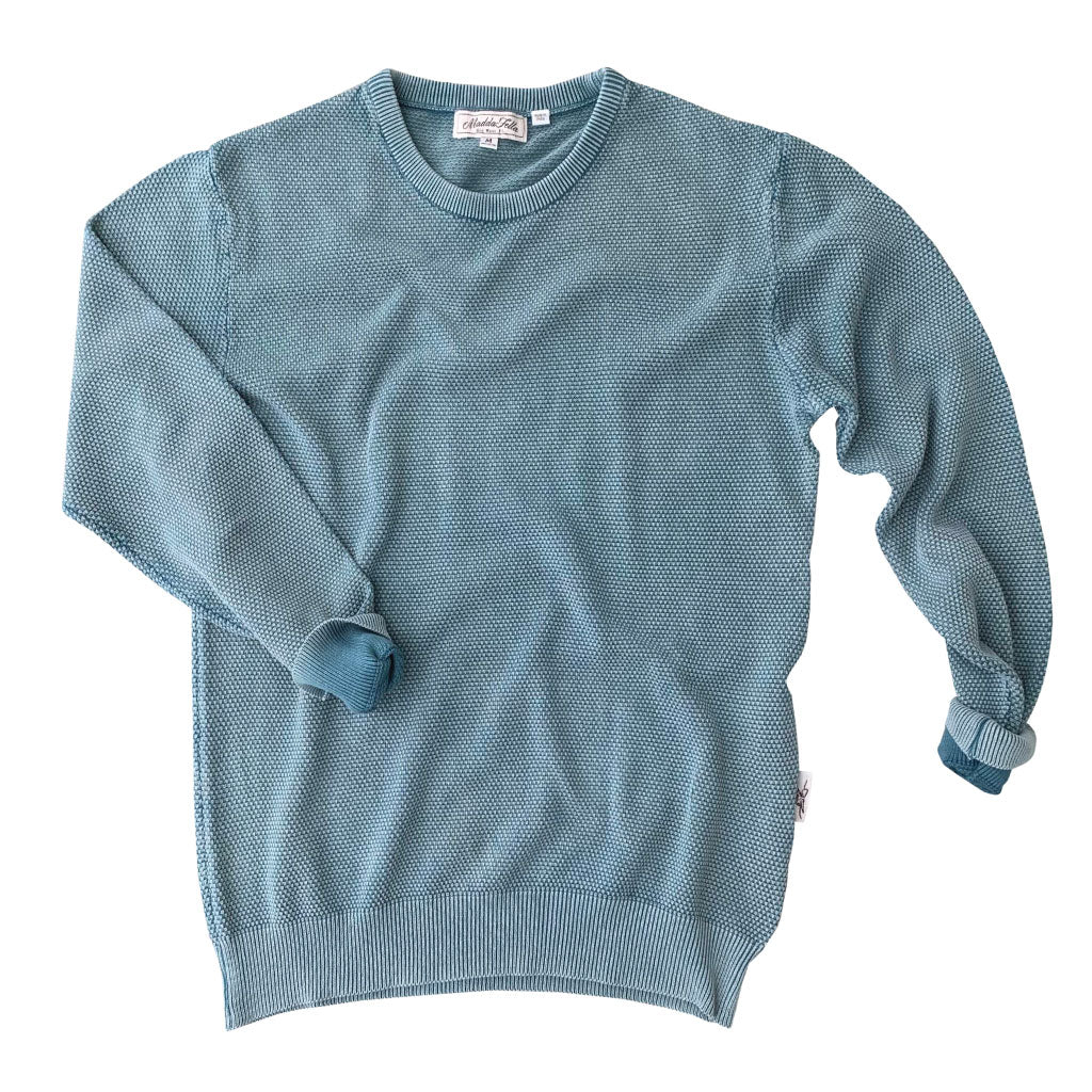 balao crew neck sweater - bottle green s