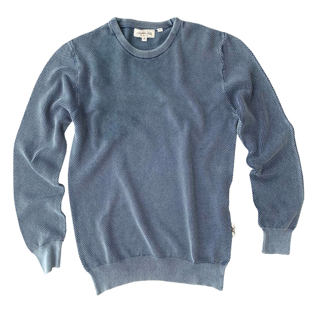 balao crew neck sweater - ocean blue s