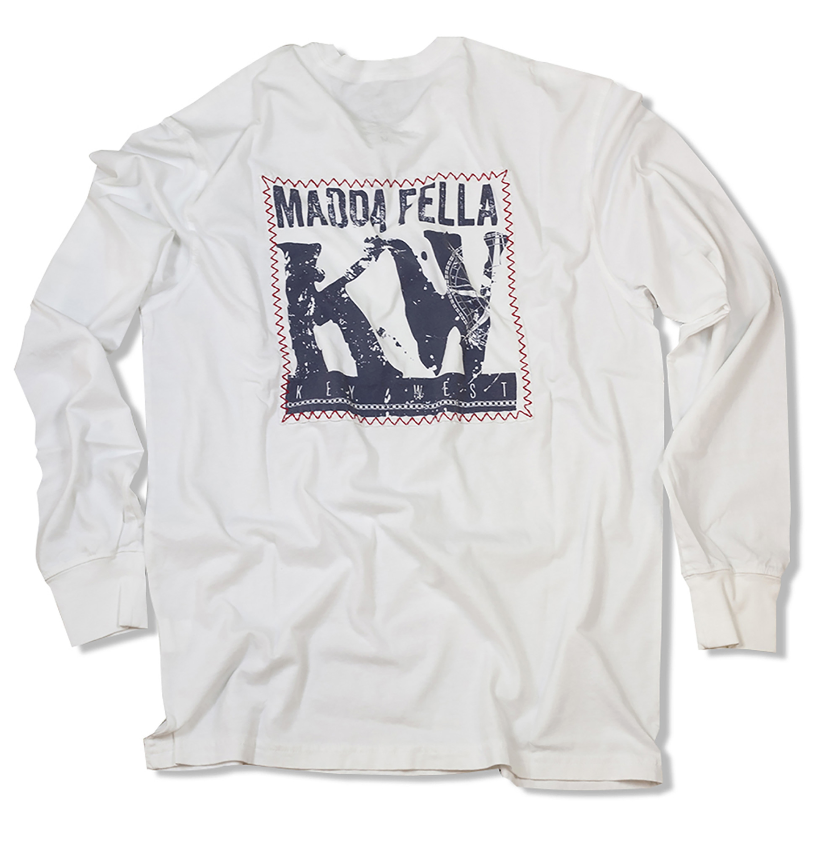 long sleeve marquesas - kw graphic - sail white x-large