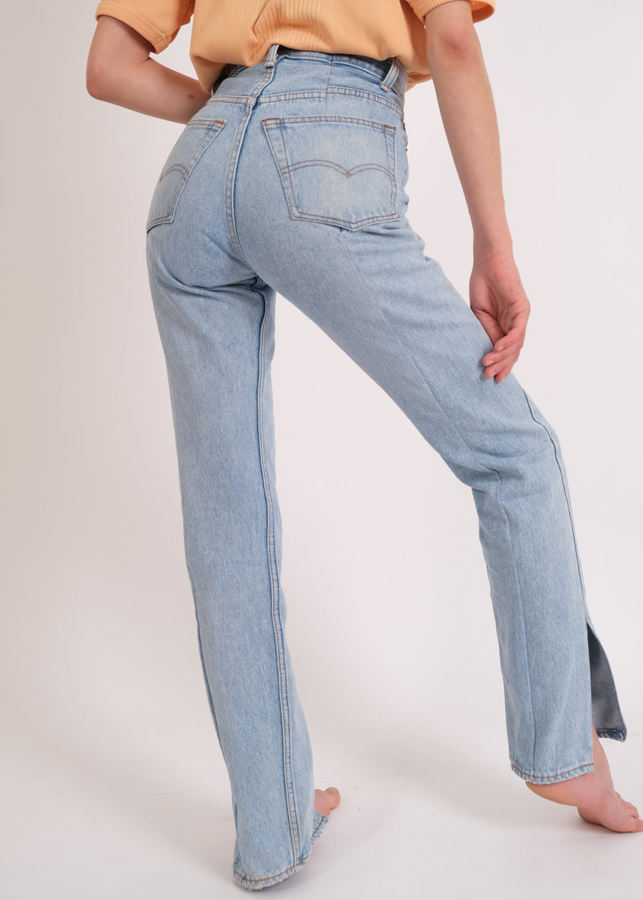 levis split hem jeans