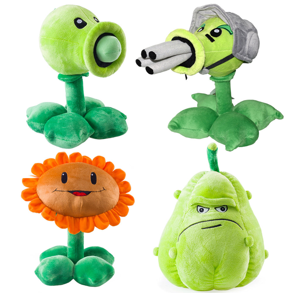 1pc 30cm Plants Vs Zombies Pea Shooter Sunflower Squash Plush Toys