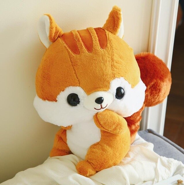 kawaii squirrel plush