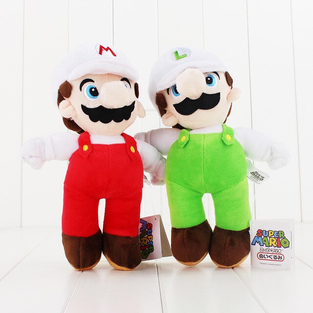 mario and luigi stuffed toys