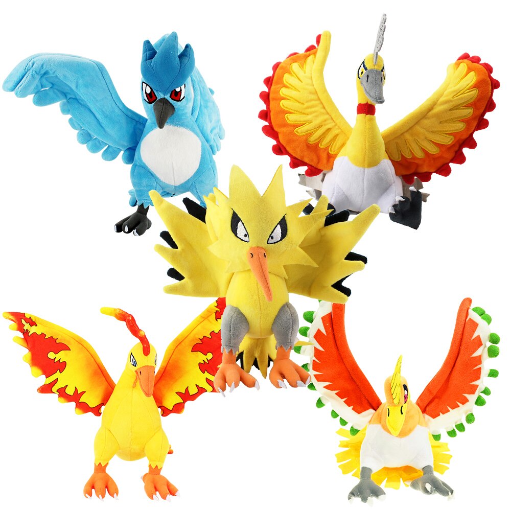 5styles 25 32cm Articuno Ho Oh Zapdos Moltres Ho Oh Shiny Cute