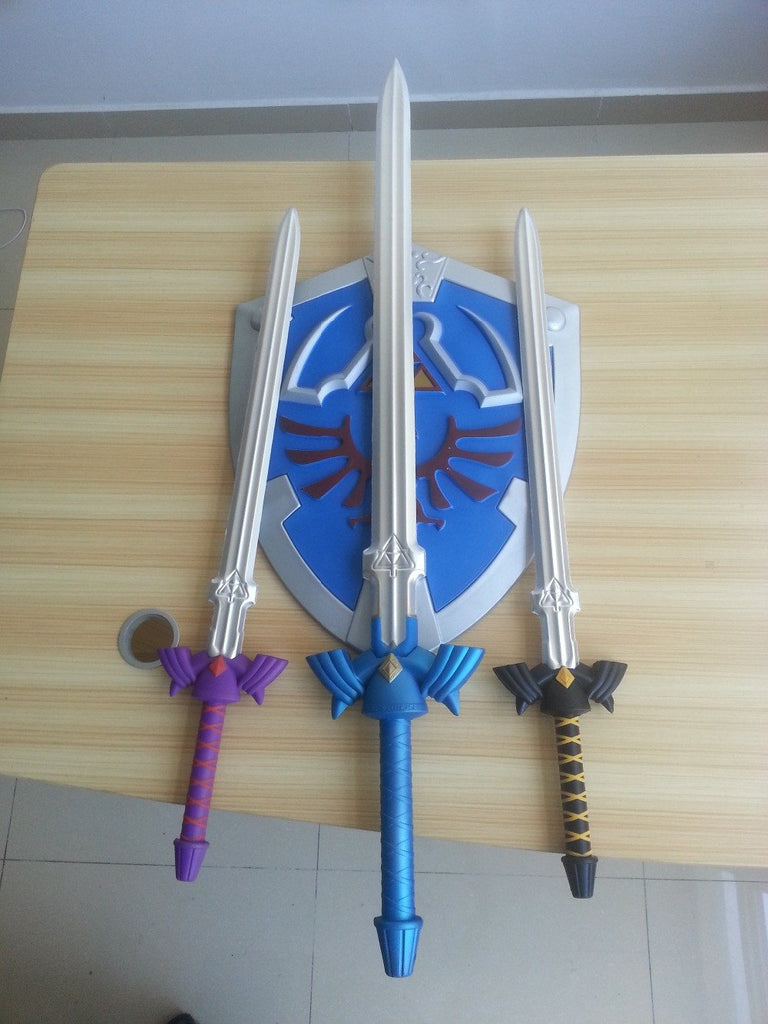 80cm Eva Foam The Legend Of Zelda Blue Replica Master Sword Prop Displ Supply Epic