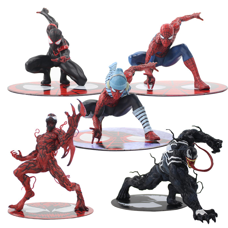 9-15cm Amazing Spiderman Venom Carnage Black Spiderman Miles Morales A -  Supply Epic