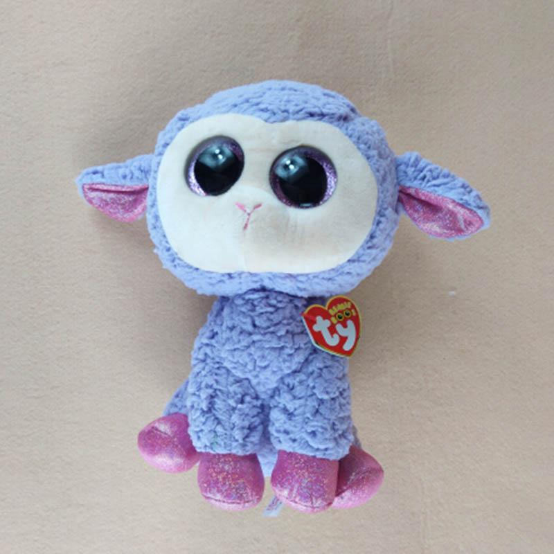 purple lamb stuffed animal