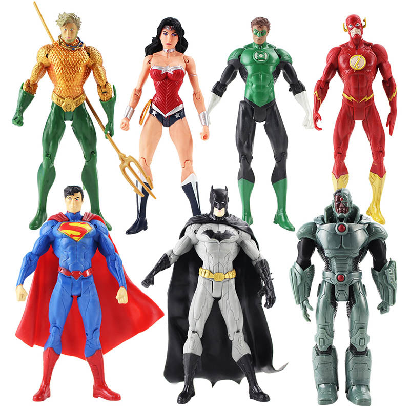 7pcs/set 18cm Justice league Super hero avengers AntMan Spiderman supe -  Supply Epic