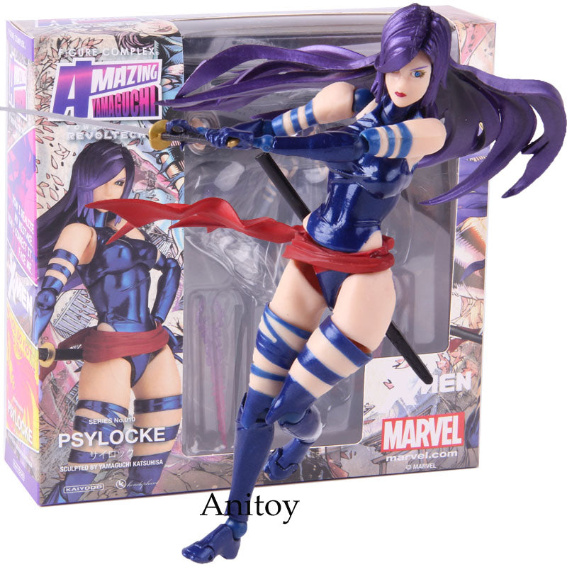 Marvel Amazing Yamaguchi No.010 Psylocke Figure Action X-Men