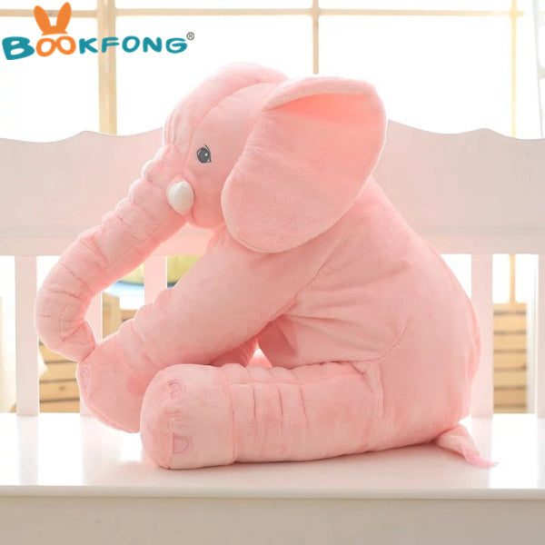 soft baby elephant pillow