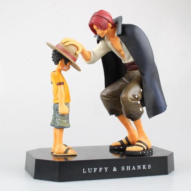 10-16cm One piece Luffy Shanks Action Figure PVC Collection Model toys ...