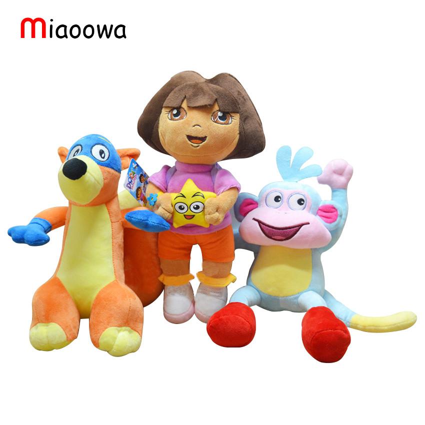 1 Peice 35cm Genuine Plush Toys Stuffed Animals Love Adventure Of Dora ...