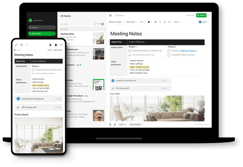 Evernote, aplicación para productividad