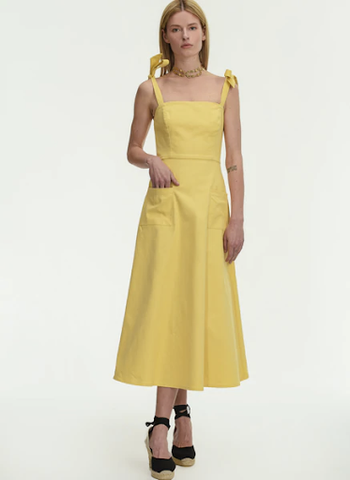 Maison Orient Canary Yellow Arizona Dress 