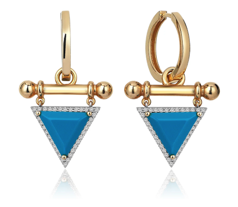 Prism Turquoise Earrings