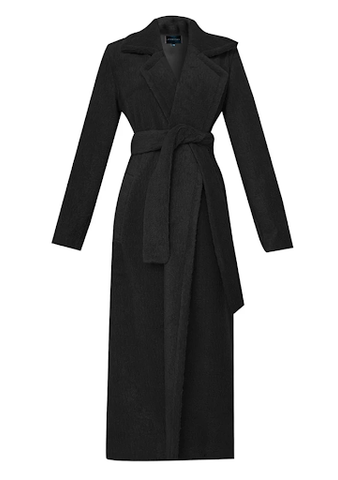 Mara Coat in black by Jessica K