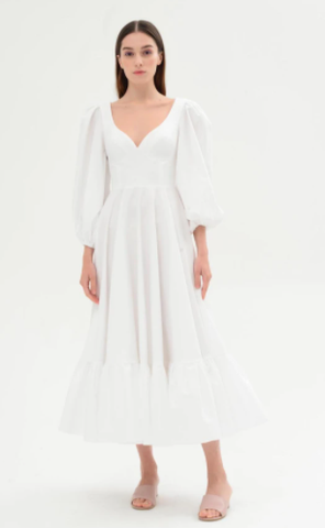 Midi Cotton Dress by the Georgia-based